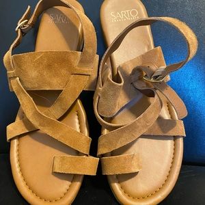 Franco Sarto brown sandals